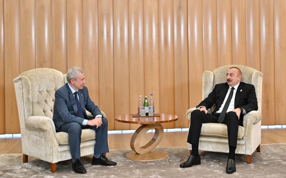 President Ilham Aliyev receives member of Bureau of Supreme Council of United Russia party
