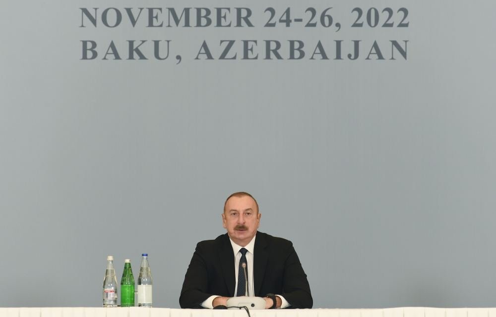Президент Ильхам Алиев: Маршруты транспортировки углеводородов приведут к большой интеграции всех стран Каспийского региона