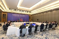 Trilateral meeting of Azerbaijani, Turkish, Kazakh ministers takes place in Aktau