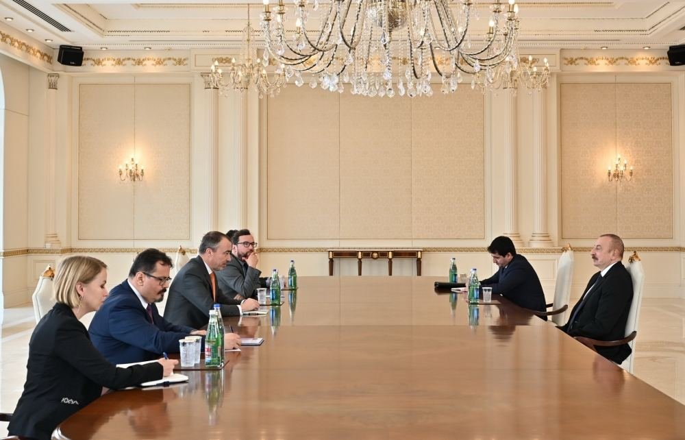Президент Азербайджана Ильхам Алиев принял специального представителя Европейского Союза по Южному Кавказу