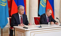 Presidents of Kazakhstan and Russia hold talks