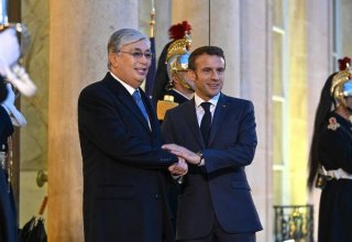Presidents of Kazakhstan and France hold talks
