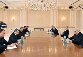 Президент Ильхам Алиев принял делегацию во главе с заместителем премьер-министра Туркменистана