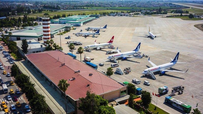Mart ayında Adana Beynəlxalq Hava Limanına gələn sərnişinlərin sayı 1 milyonu ötüb (ÖZƏL)