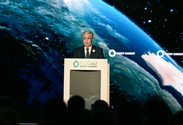 Президент РК выступил на церемонии открытия саммита «Неделя устойчивого развития Абу-Даби»