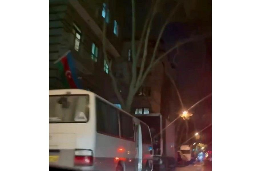 Footage of preparations for evacuation of employees of Azerbaijani Embassy in Tehran