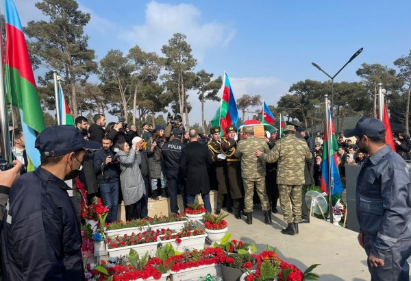 Head of security service at Azerbaijani Embassy in Iran buried in Alley of Martyrs II in Baku