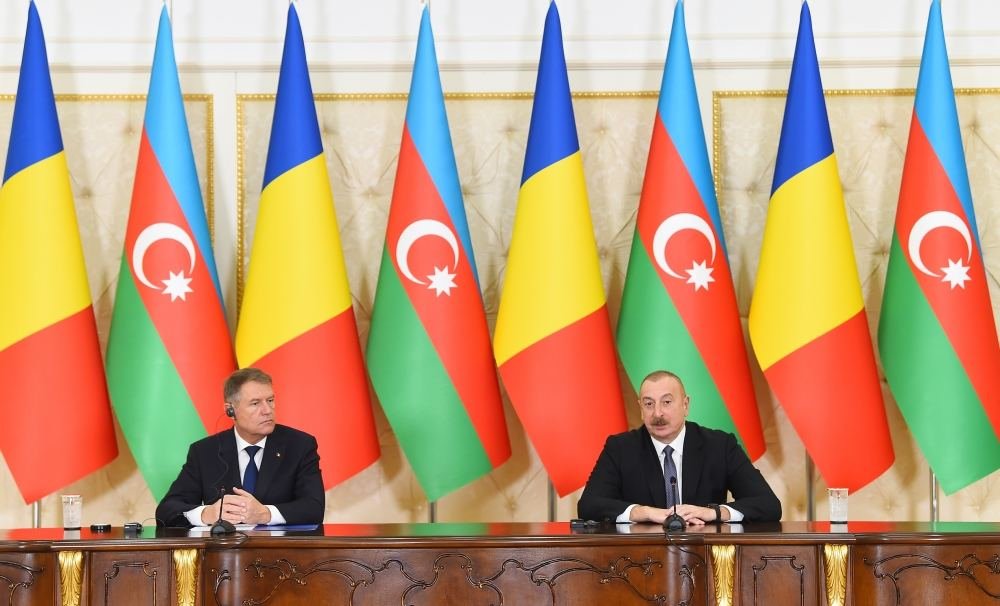 President Ilham Aliyev, President Klaus Iohannis make press statements