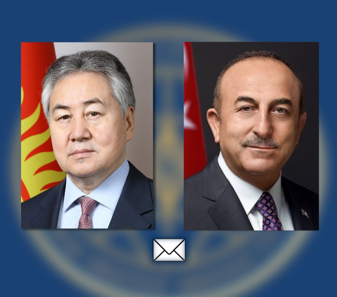 Kyrgyz FM expressed his condolences to Turkish Foreign Minister for the victims of the earthquake