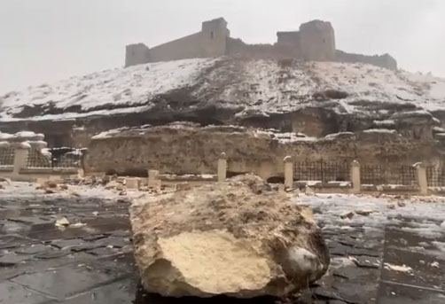 Turkish Gaziantep Castle heavily damaged in fatal Türkiye quake