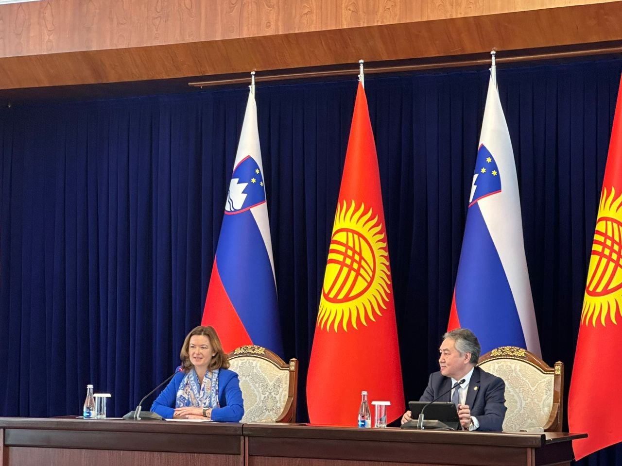 Главы МИД Кыргызстана и Словении договорились укрепить политический диалог между странами
