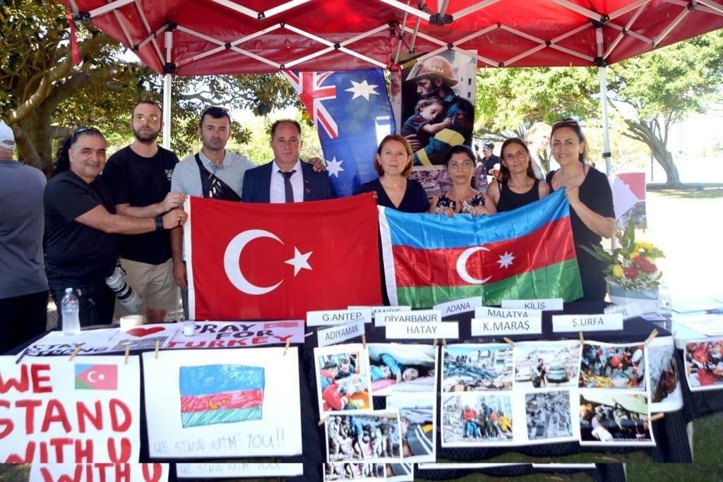 Азербайджанская диаспора в Австралии подключилась к кампании помощи Турции