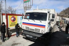 Sülhməramlılara aid 28 avtomobil Laçın yolundan keçib