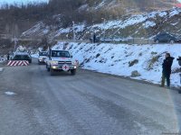 BQXK-ya məxsus 6 avtomobil yenidən Laçın yolundan keçib