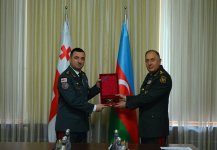 Обсуждены перспективы развития военного сотрудничества между Азербайджаном и Грузией