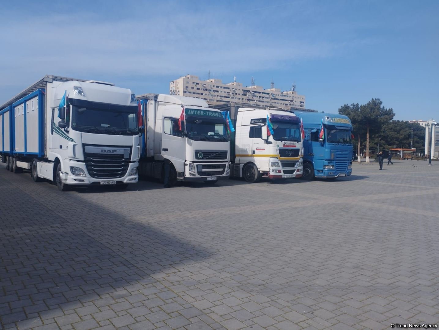 Из Азербайджана в Турцию отправлены еще 7 домов модульного типа