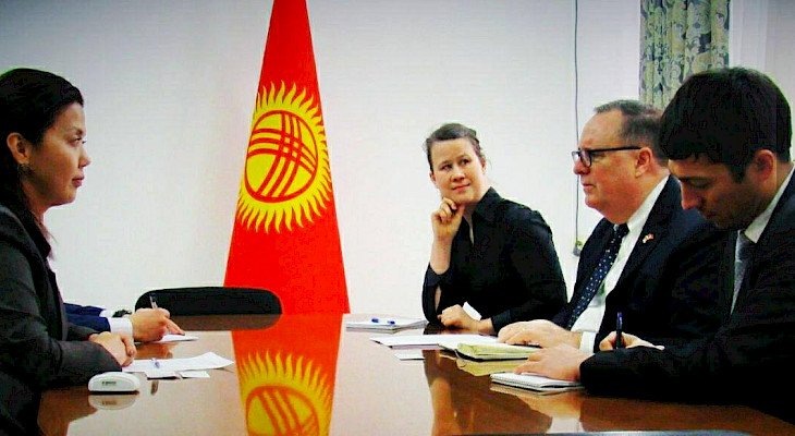 Омбудсмен КР и посол США обсудили ситуацию с соблюдением прав человека в Кыргызстане