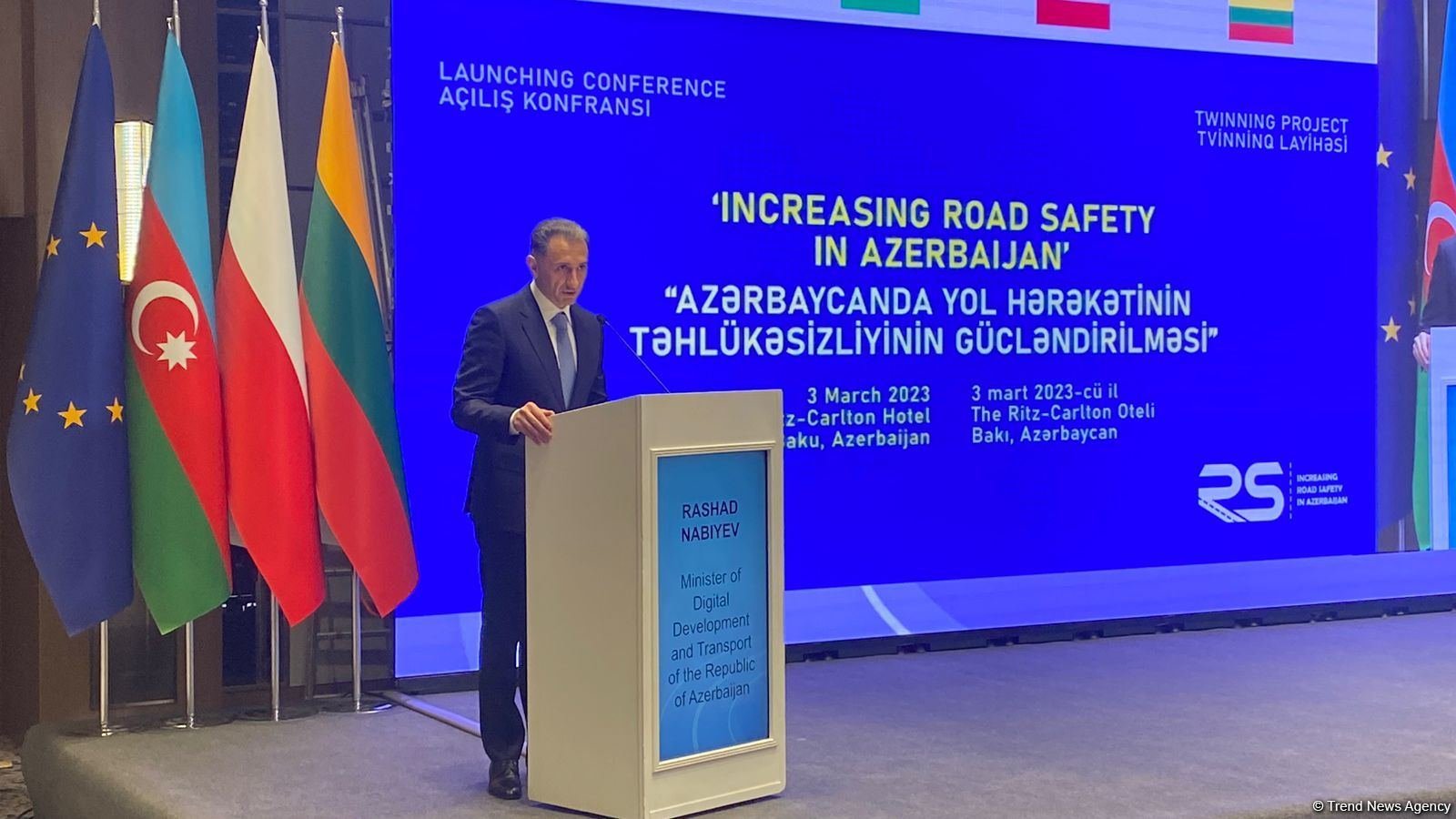 Azerbaijan to work on improving its road safety with help of Poland, Latvia