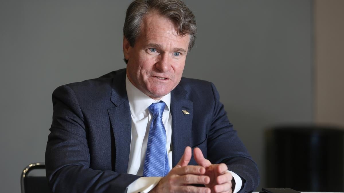 Bank of America CEO sees U.S. technical recession in 3rd qtr