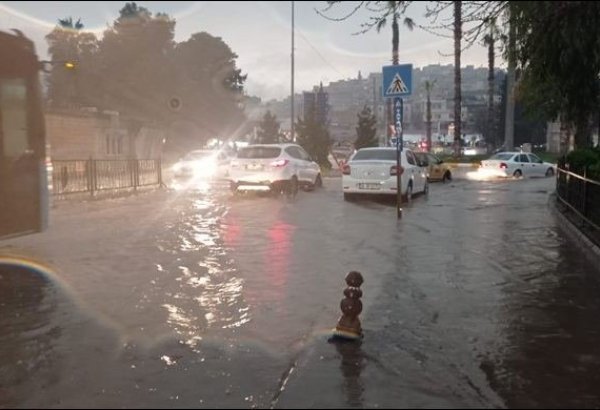 Türkiyənin Şanlıurfa vilayətində güclü yağış nəticəsində sel baş verib