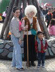 Baku residents celebrating Novruz holiday