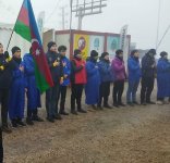 Peaceful protest of Azerbaijani eco-activists continues on Lachin-Khankendi road
