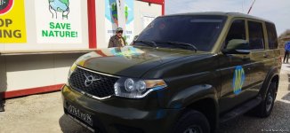 Convoy of Russian peacekeepers moves freely along Azerbaijan's Lachin-Khankendi road
