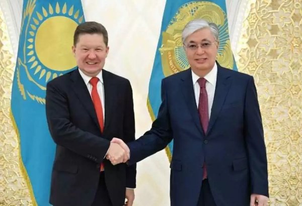 Касым-Жомарт Токаев принял председателя правления компании «Газпром»