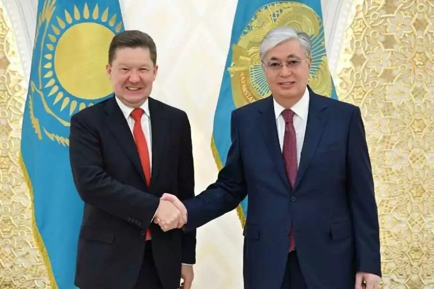 Касым-Жомарт Токаев принял председателя правления компании «Газпром»