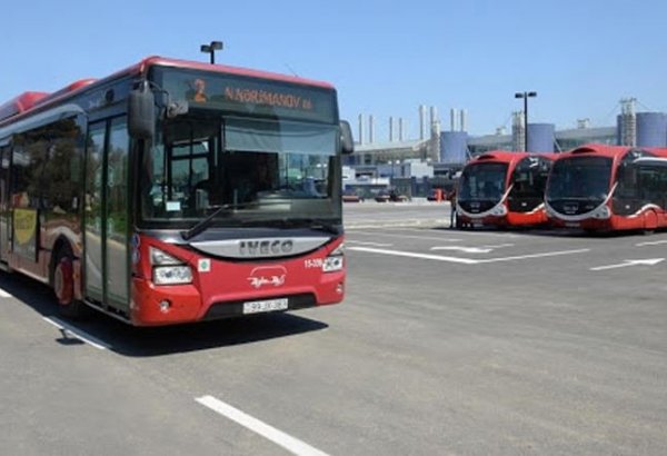 Buses ready to take fans to Qarabağ FC - Galatasaray soccer match