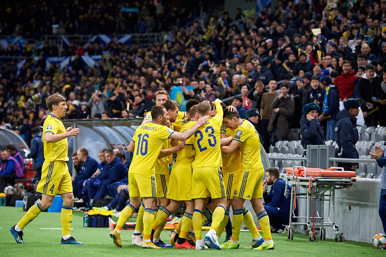 Kazakhstan beats Denmark causing sensation at EURO Qualifiers
