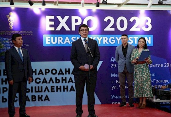 Bişkekdə keçirilən Expo Eurasia - Qırğızıstan sərgisini ilk gün 1500- dən çox insan ziyarət edib