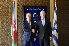Azerbaijani FM meets with Israeli defense minister