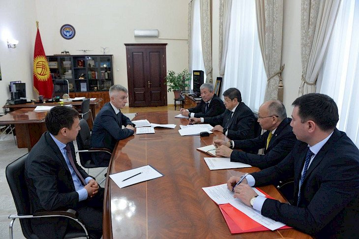 Head of Kyrgyz Cabinet and executive director of EFSD project block discuss issues of cooperation