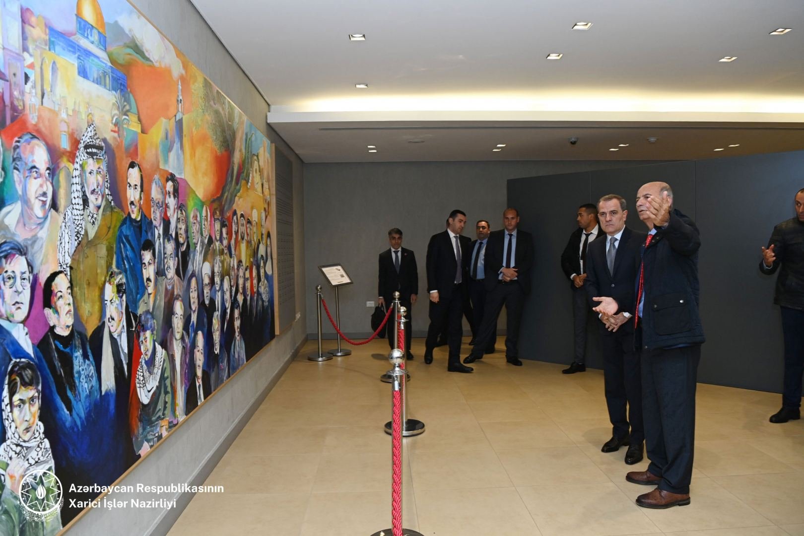Azerbaijani FM visits Yasser Arafat's house-museum