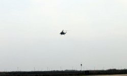 Azerbaijan Air Force aircraft carry out training flights