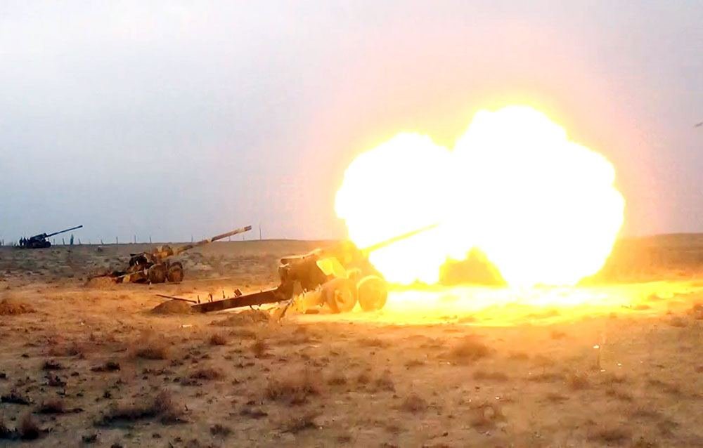 Azerbaijani Army holds tactical exercises of artillery units
