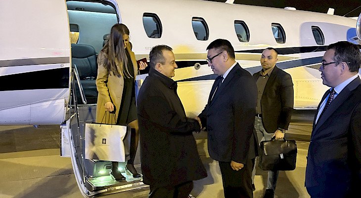 В Кыргызстан с официальным визитом прибыл глава МИД Сербии Ивица Дачич