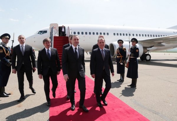 Georgian PM Irakli Garibashvili arrives in Azerbaijan on working visit