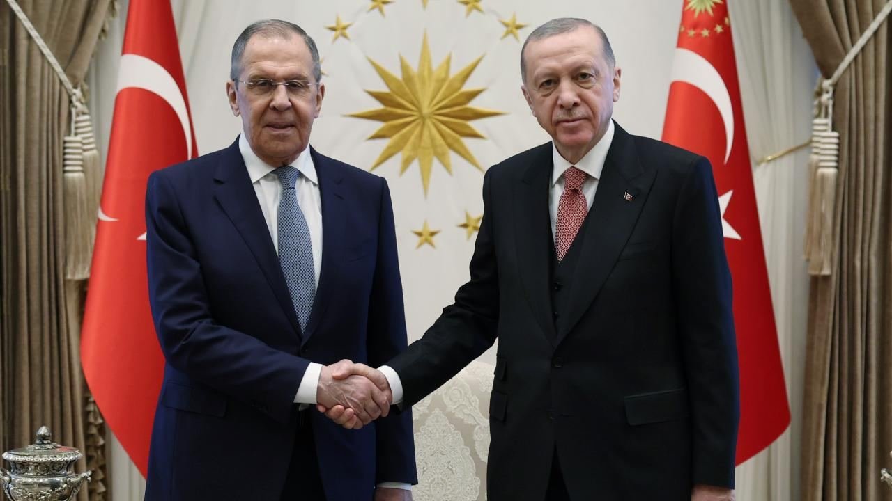 Turkish President Erdogan receives Russian FM