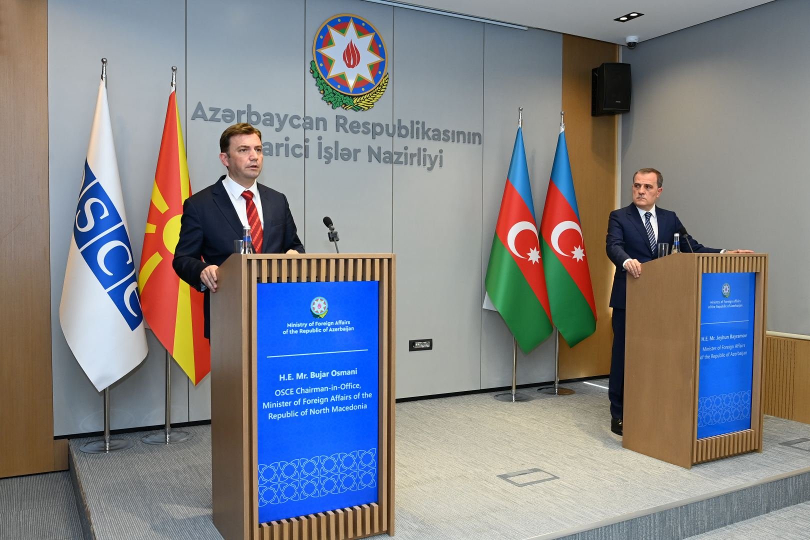 Azerbaijani FM, Chairman of OSCE discuss comprehensive issues