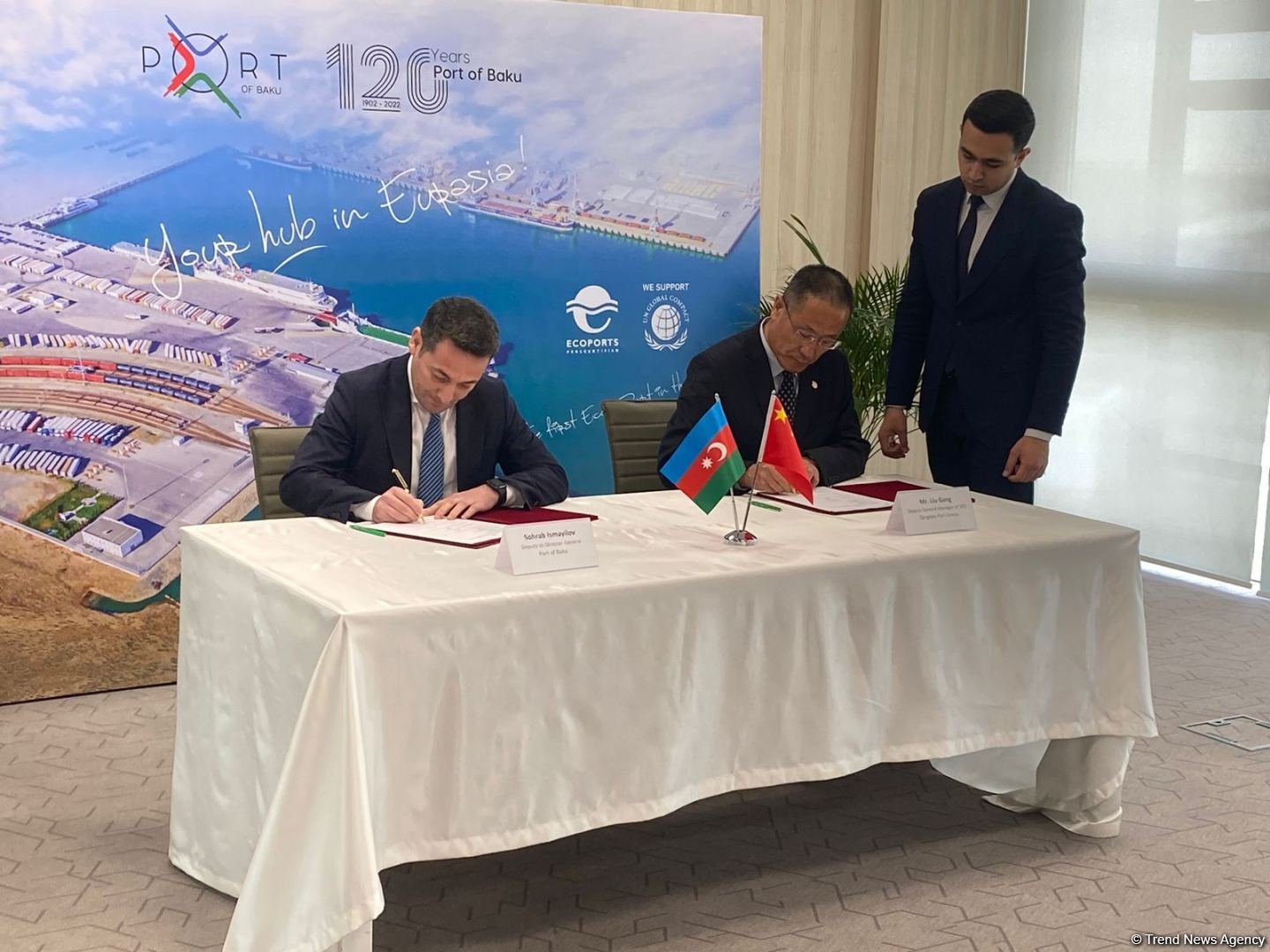 Port of Baku, Chinese port of Qingdao sign MoU