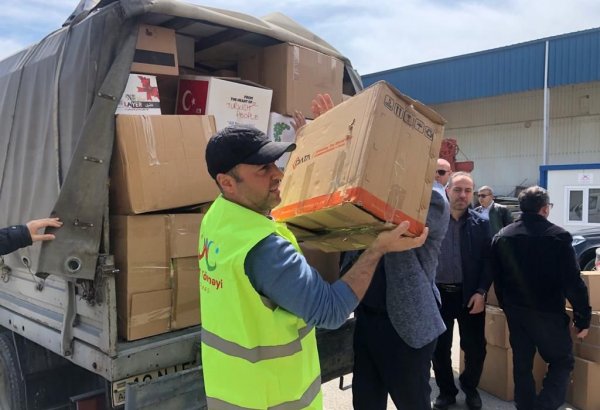 Azerbaijan sends Ramadan gifts to Türkiye as part of "Fraternal Aid" platform