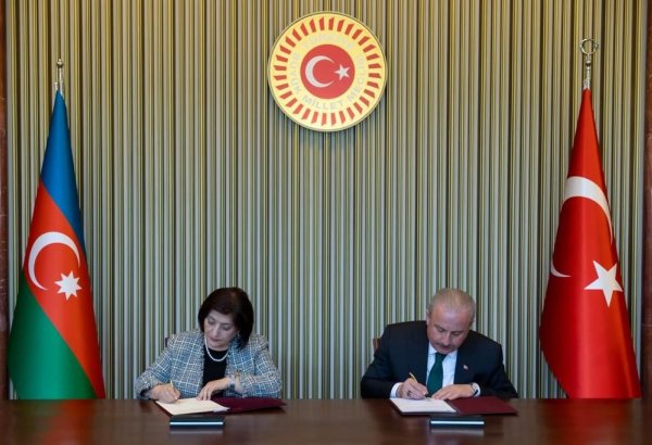Speakers of Azerbaijani and Turkish parliaments sign cooperation protocol