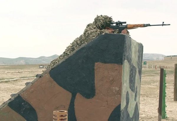 Azerbaijani Army holds competition for title of "Best Sniper"