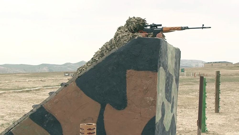 Azerbaijani Army holds competition for title of "Best Sniper"