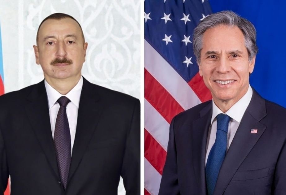 Госсекретарь США Энтони Блинкен позвонил Президенту Ильхаму Алиеву
