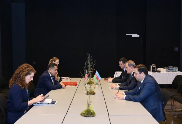 Azerbaijani FM meets with UK state minister