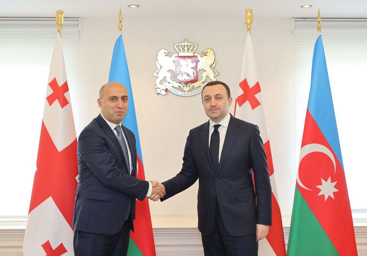 Emin Amrullaev discusses cooperation in field of education and science with Georgian PM