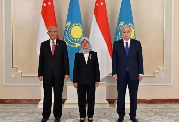 Presidents of Kazakhstan, Singapore hold talks in Astana